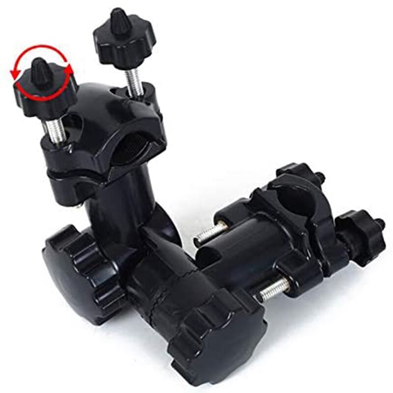 Angeln Regenschirm Stange Gestelle, Verstellbare Klemme Omnidirektionale Befestigung Regenschirm Halfter für Leuchte Angeln Stuhl Barbette