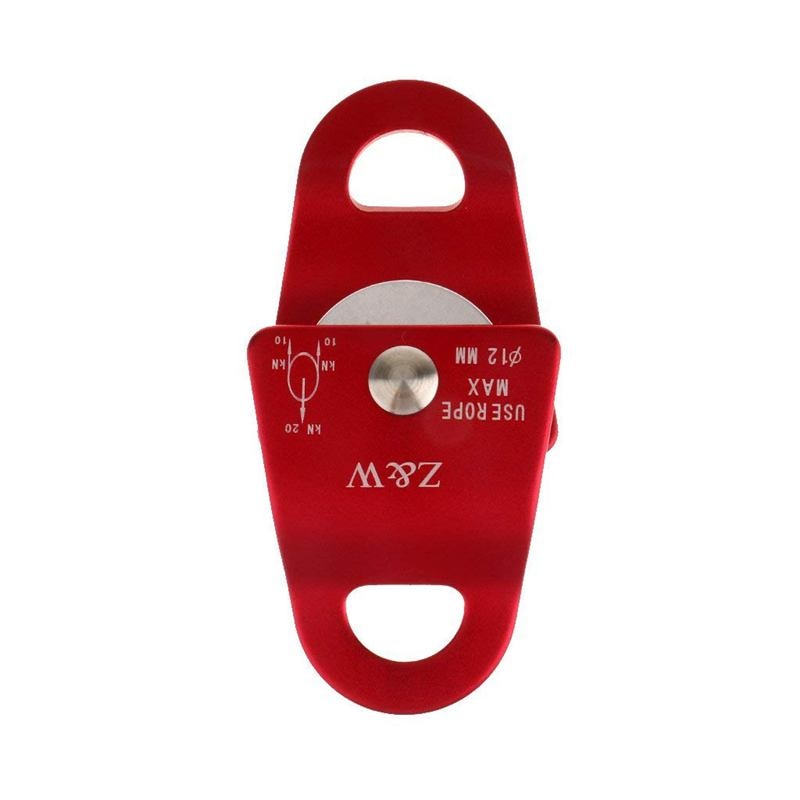 Aluminium Legierung 20 KN Universal- Verwenden Kleine Handy, Mobiltelefon Rolle Für Klettern Seil 12mm