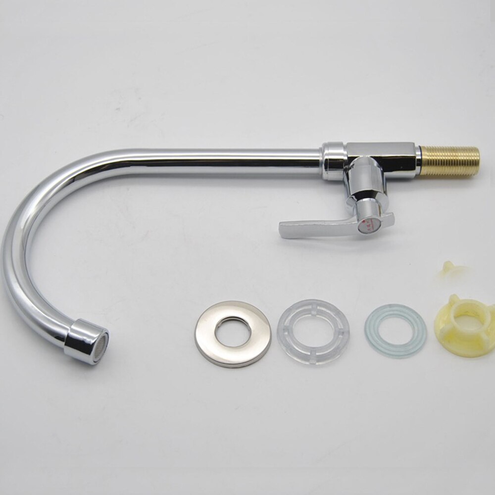 Dauerhaft rotierend Vertikale Einzigen Kalten Wasser Wasserhahn Schlecht Wasserhahn Beschichtung Prozess Lange Griff Wasserhahn Für Küche