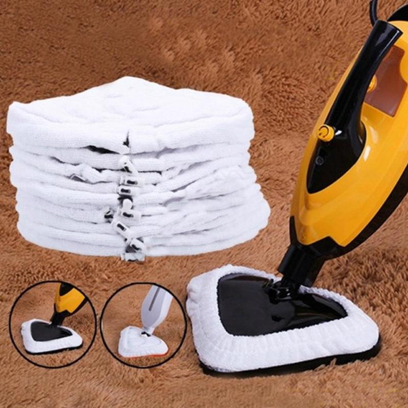 Dreieck bilden Dampf Waschbar Mopp Tuch Abdeckung Mikrofaser Boden Reinigung Ersatz Pads E5M1