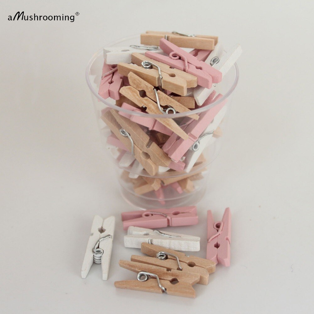 X25 Glücklich Geburtstag Rosa Mini Heringe, Glücklich Geburtstag Rosa mädchen Party Geburtstag Girlande Geburtstag Dekorationen Baby dusche Dekoration