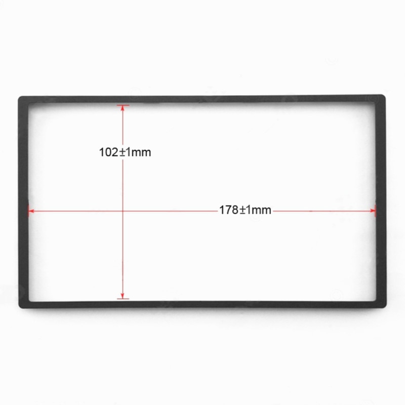 MP5 Lnstallation Zubehör 103mm 2 Lärm Rahmen Auto Multimedia Spieler Doppel Lärm Auto Blenden Zubehör Für 7'' zoll Auto Radio