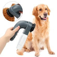 Hundesalon Vakuum Pelz Reiniger Elektrische Saug Gerät Katze Hund Deshedding Haarschneidemaschine Katze Hund Tiere Haar Kamm Starken Sog
