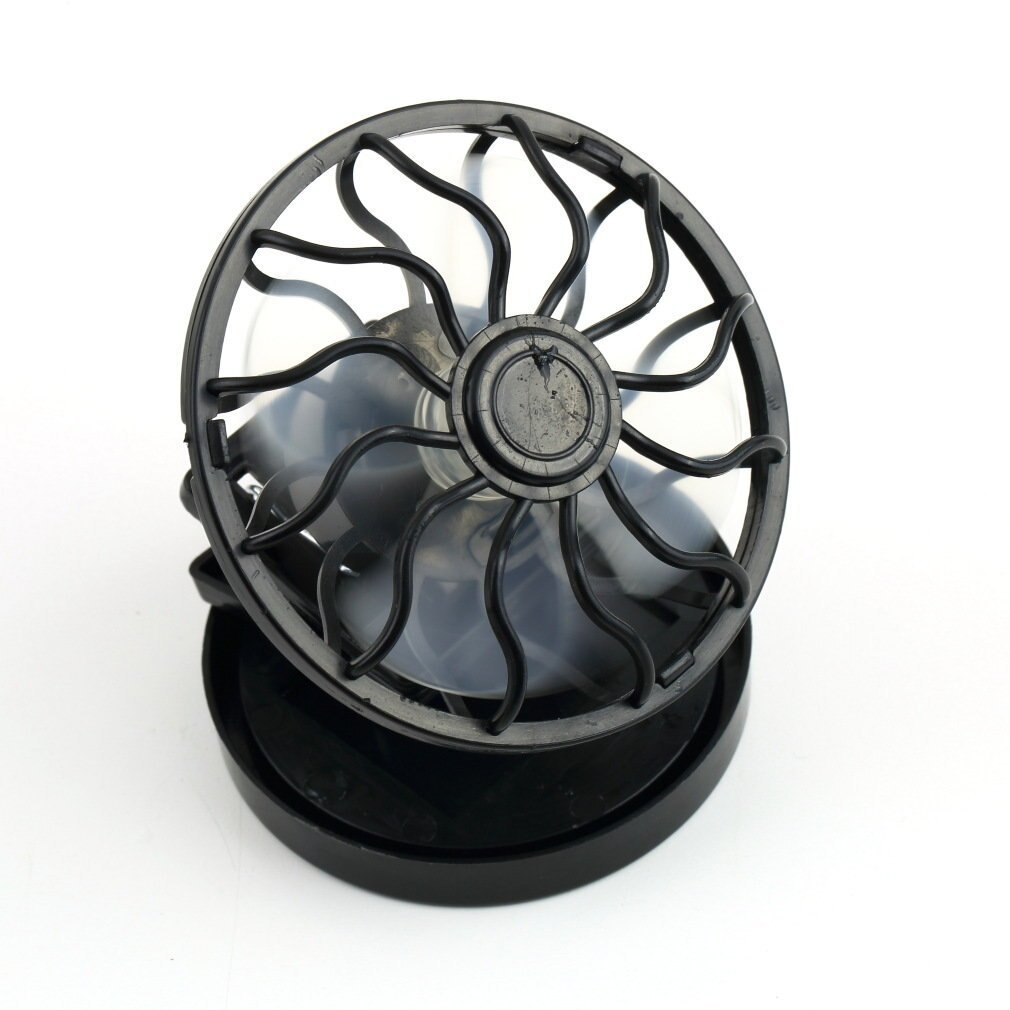 Energiesparende Clip-auf Solar- Energie Zelle Fan Sonne Energie Tafel Kühlung Kühlen Schwarz Tragbare Sommer Für Reisen Angeln klettern