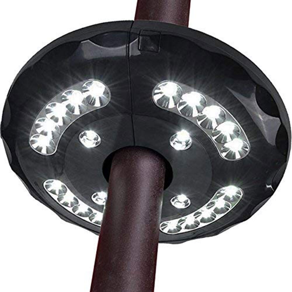 Terrasse Regenschirm Licht kabellos 24 hoch-Helligkeit Leds Nacht Lichter Batterie Betrieben LED Regenschirm Pol Licht Für Camping Zelte
