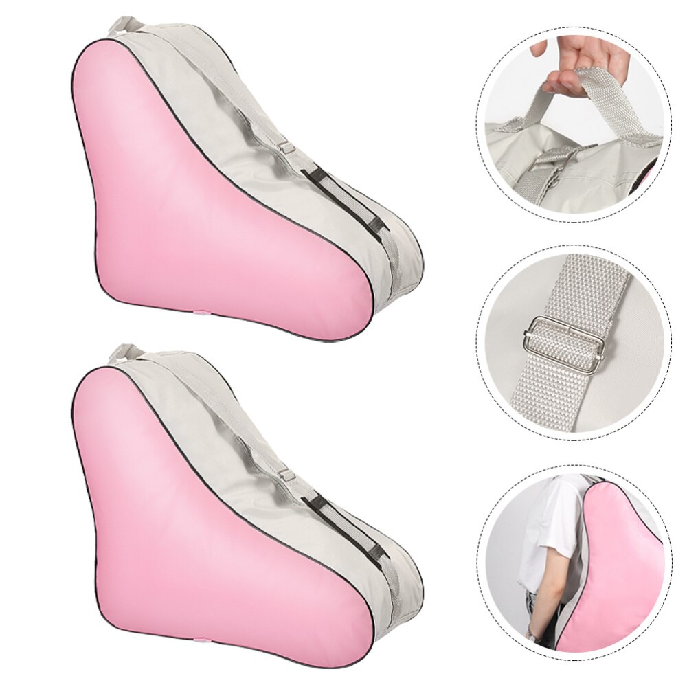 2Stck Schlittschuhe Tasche Rolle skaten Lagerung Tasche für Stadion Sport Hause
