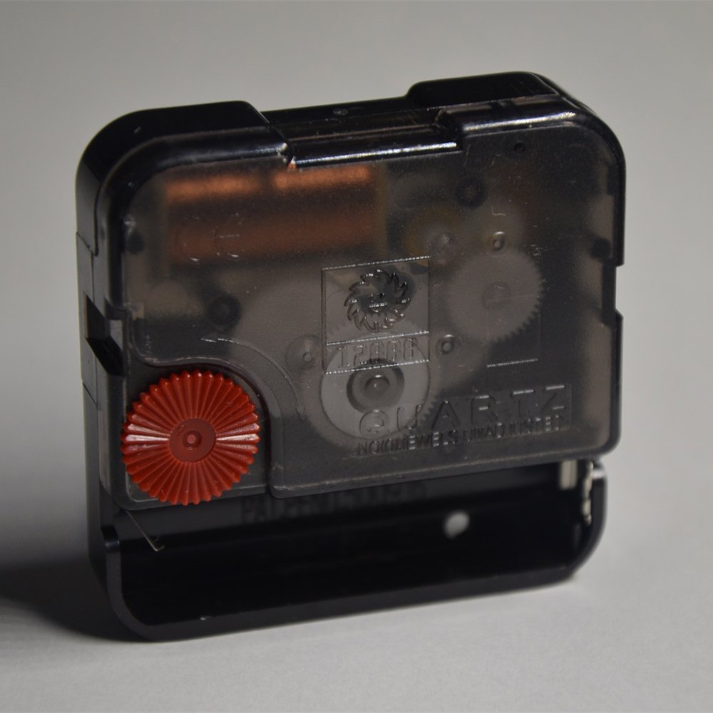 12888 uhr Zubehör Quarzwerk 6mm Schwarz Schraube fegen Bewegung Mit Uhr Hand DIY Uhr Bausätze Ohne Hand