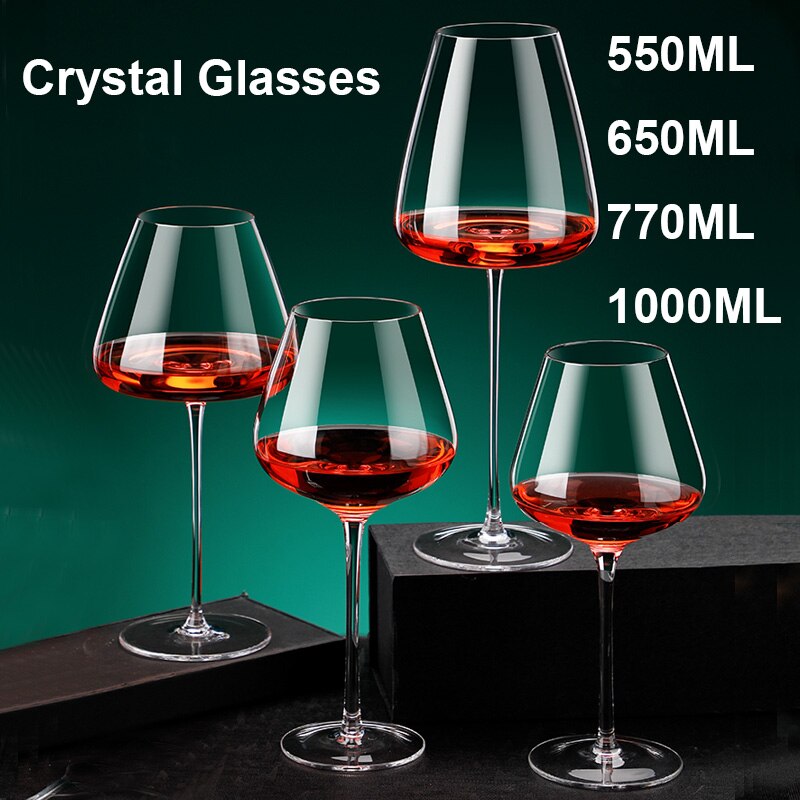 2Stck Champagner Gläser Instagramm-stil Europäischen Becher 2 Burgund Supersized Wein Gläser 1 Paar Kristall Gläser