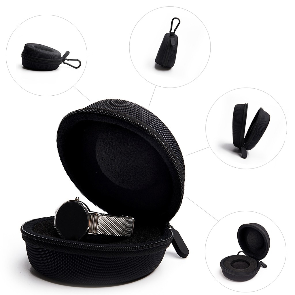 Wasserdichte Tragbare Uhr Lagerung Kasten Einzelne Uhr Reise fallen Reißverschluss Lagerung Münze Tasche Für Clever Uhr Armbanduhr Kasten