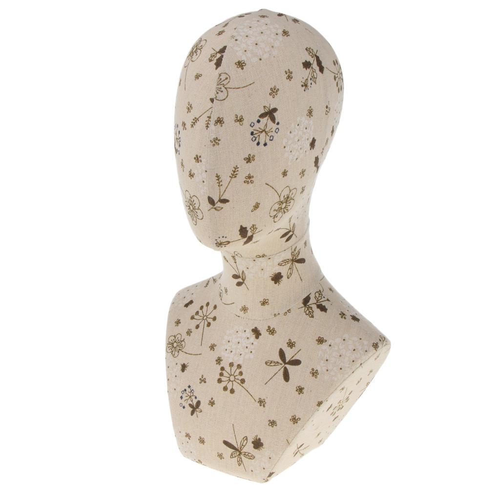 Leinwand Block Kopf Für sterben Herstellung Von Perücken &Ampere; Anzeige Styling Mannequin Modell w/Büste Mannequin Kopf für Perücken Hütte Schmuck Anzeige