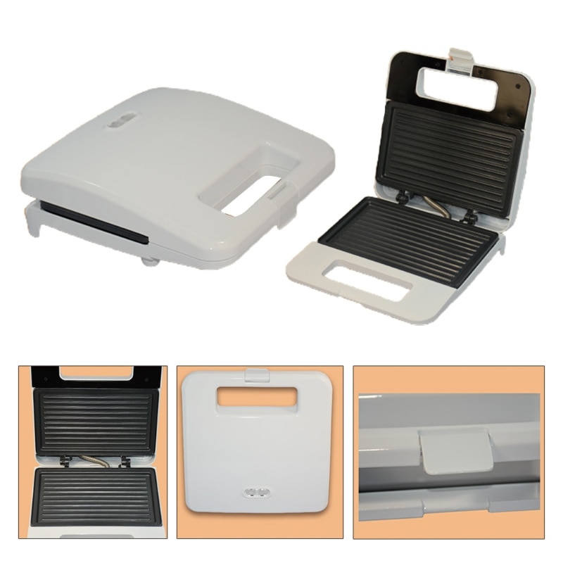 Pannini Hersteller Waffel Sandwich Hersteller, 750W Mini Haushalt Presse Hersteller Multifunktionale Toaster Frühstück Backen, Der Stecker U1JE