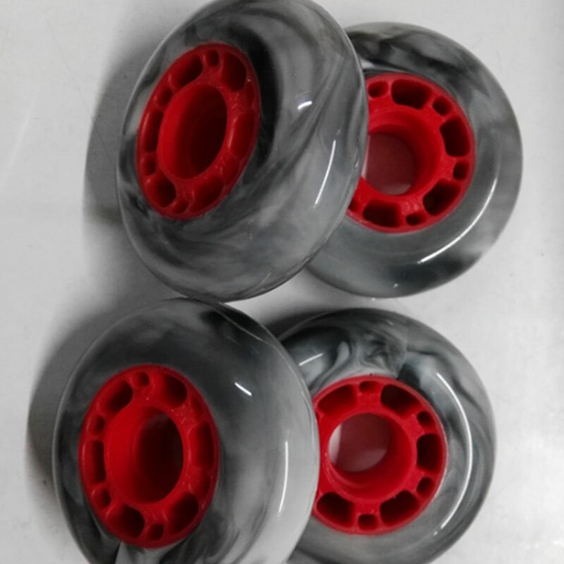 4Stck 85A Marmor Räder mit Hohe Elastische Räder für Rolle Rollschuhe Sport Räder für Rollschuhe