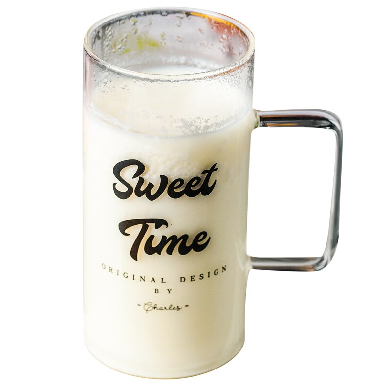 700ml Wärme-beständig Borosilikatglas Kaffee Becher Tee Tassen Wasser Bahre Glas Becher Kaffee Tasse Trinken Becher Trinken gläser