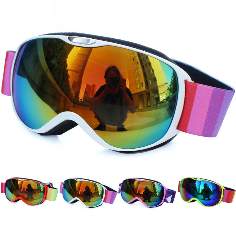 Anti-nebel UV400 Doppel Objektiv Ski Brille für Erwachsene draussen Sport Skifahren Brille freundlicher Schnee Snowboard Schutzbrille Frauen männer