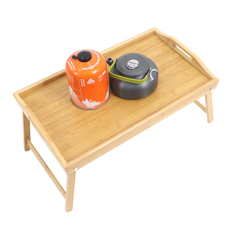 Bambus Frühstück Tablett mit Griff Portion Frühstück Ich bin Bett oder Verwenden als Tv Tisch Faltbare Bett Tisch Laptop