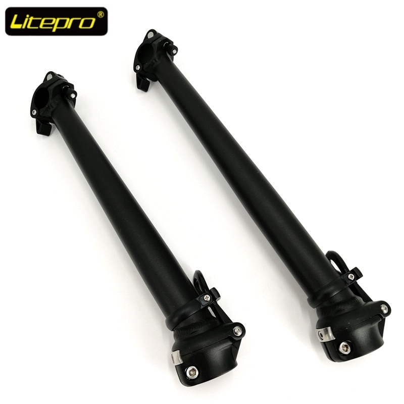 Litepro Faltrad Stamm 35cm 40cm Aluminium Legierung Rechts Falzen Vorbau Lenker 25,4mm Gabel 28,6mm BMX fahrrad Teil