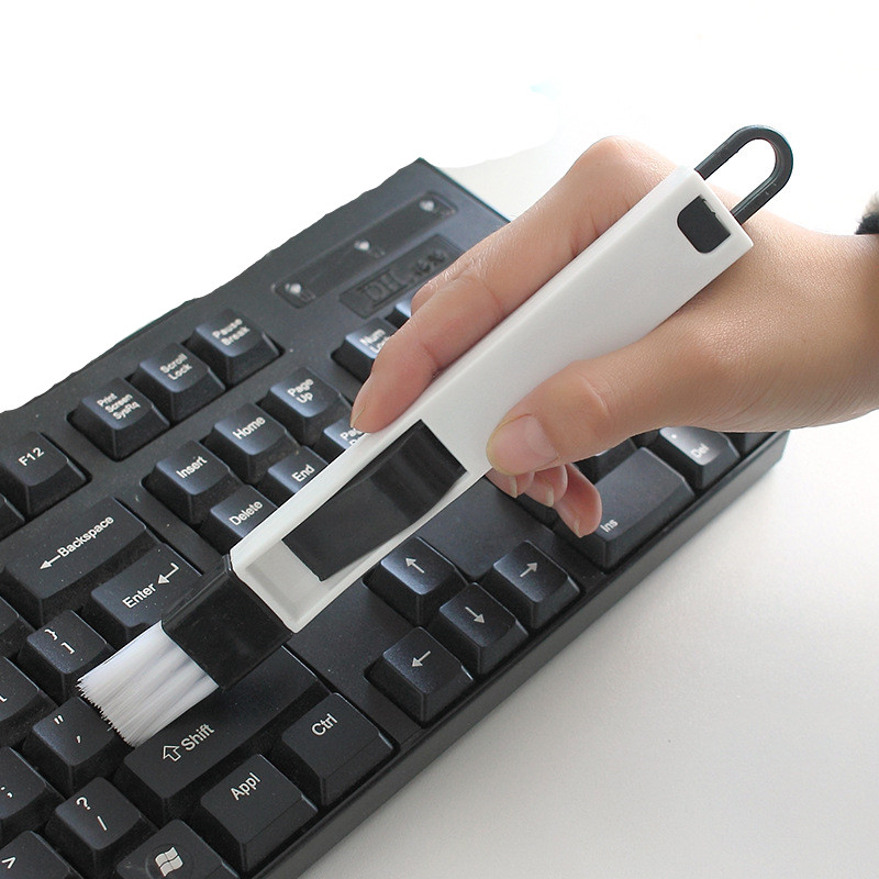 1pc Mehrzweck Schule Büro Schreibtisch einstellen Computer Tastatur Reinigung Pinsel Reiniger 2 in 1 Schreibwaren Werkzeug Büro Liefert