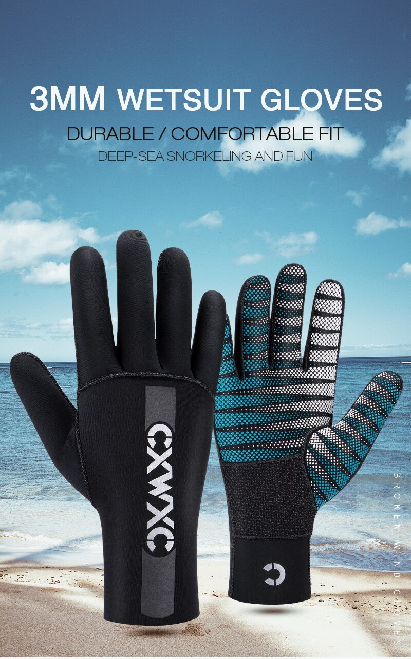 Winter Neopren Handschuhe Tauchanzug Handschuhe 3mm flexibel Thermische Schnorcheln Tauchen Tauchen Speerfischen Radfahren Handschuhe Männer Frauen