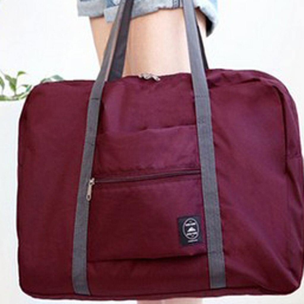 Neue unisex Nylon Faltbare Reisetasche Große Kapazität Tasche Gepäck Weibliche Wasserdichte Handtaschen Reisetaschen # YJ