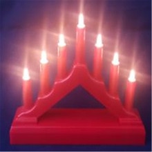 1 Pc Weihnachten Baum Kerze Brücke Licht Brücke bilden LED Nacht Licht Brücke bilden Tisch Lampe-Keine Batterie Tisch Dekor