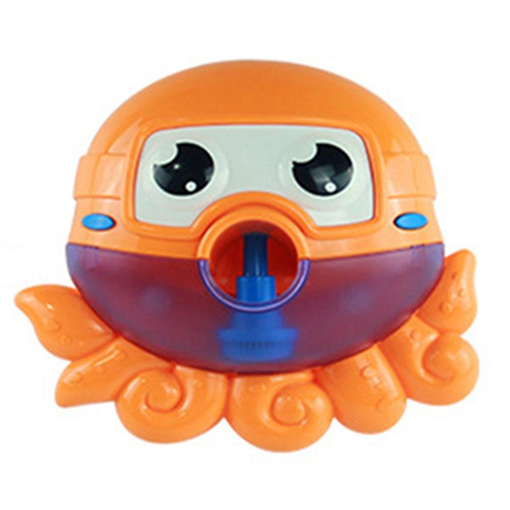 Spielzeug für Baby Neue blasiert Maschine Nette Lustige Frosch Krabbe Karikatur Automatische Seife Wasser blasiert Hersteller Schwimmen Badewanne Musical Spielzeug