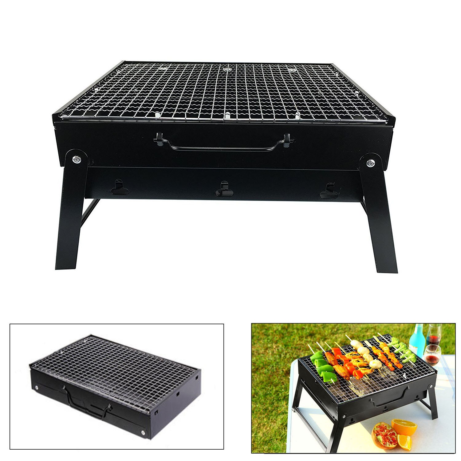 Mittel Dick Falten Grill Ich bin Freien Tragbaren Grill Haushalt Holzkohle Grill BBQ