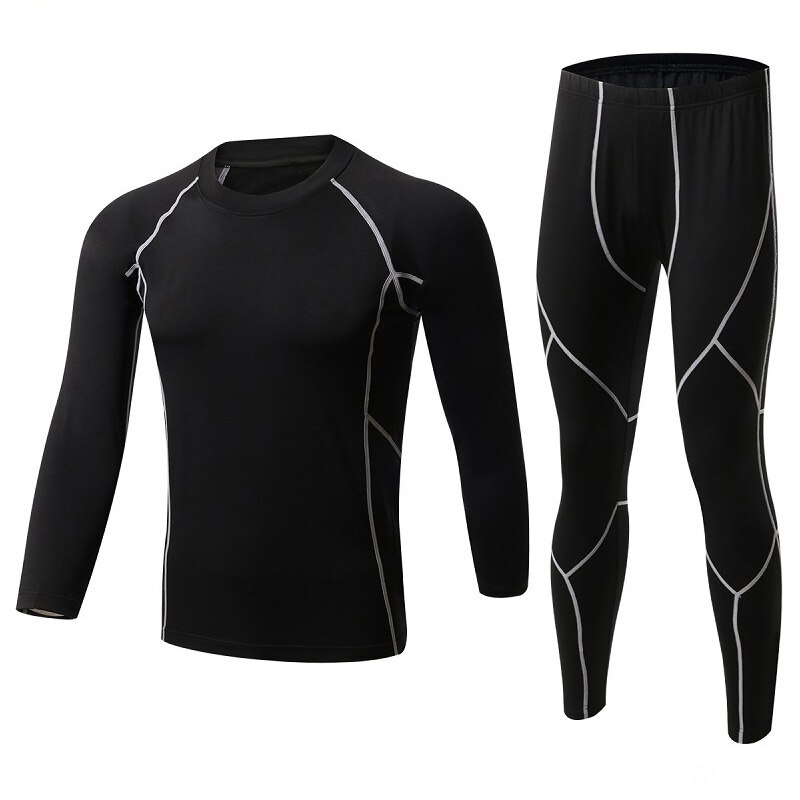 neue Winter Männer Thermische Unterwäsche setzt Vlies Warme Lange Unterhose Atmungsaktiv Thermo Unterwäsche schnell trocken oben und Schlauch Anzug strumpfhosen