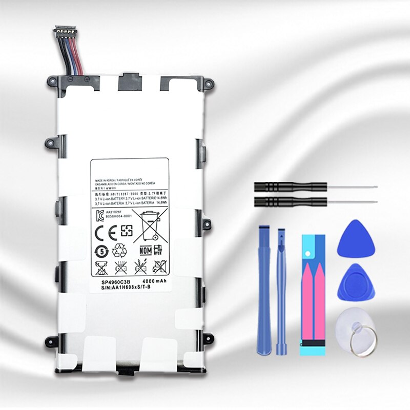 4000mah SP4960C3B Gebaut-in Batterie Batterie Für Samsung Galaxis Tab 2 7,0 & 7,0 Plus GT-P3100 P3100 P3110 p6200 + Verfolgung Nummer