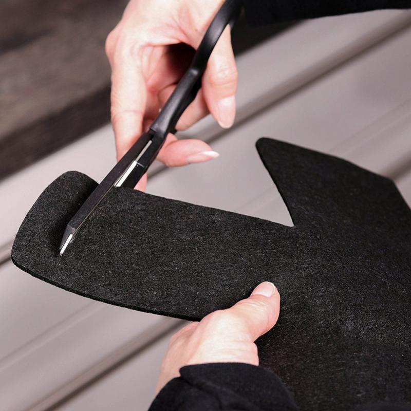 3 stücke Topf & Pfanne Protektoren Grau Drucken Prämie Teiler Pads zu Verhindern Kratzer Trennen und Schützen Oberflächen für Kochgeschirr