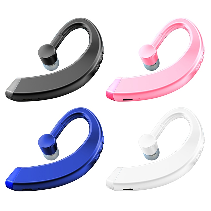 Bluetooth 5,0 Headset Hängen Ohr Freihändiger Kopfhörer Mini kabellos Kopfhörer Ohrhörer Hörer Für IPhone Xiaomi Huawei