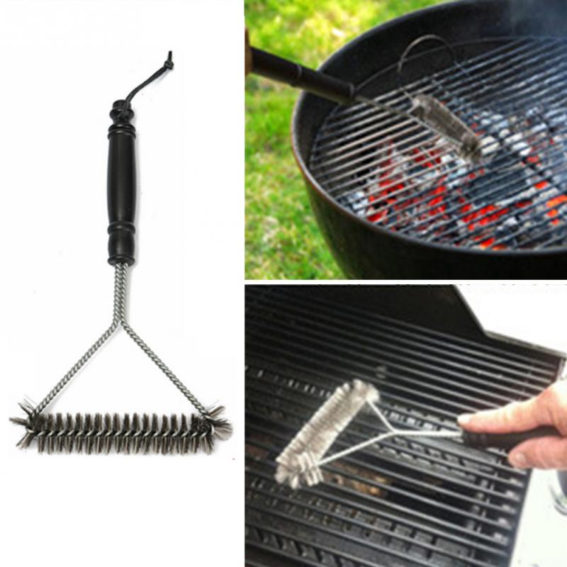 Grill Pinsel und Schaber Beste BBQ Reiniger Perfekte Werkzeuge für Alle Grill Arten Einschließlich Weber Ideal Grill Zubehör