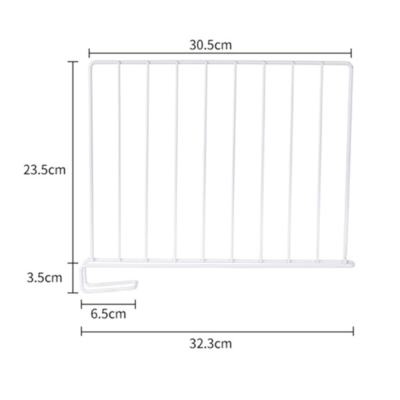Regal Teiler für Schränke, Geldbörsen, Holz verwöhnen, buch verwöhnen und Bibliotheken-Organisatoren für Heimat und Büro-einstellen von 6