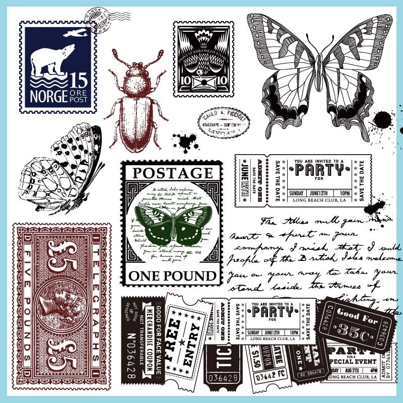 Insekt stempel silikon transparent dichtung Hand dekoration Scrapbooking/Karte, Der/freundlicher Spaß Dekoration Liefert