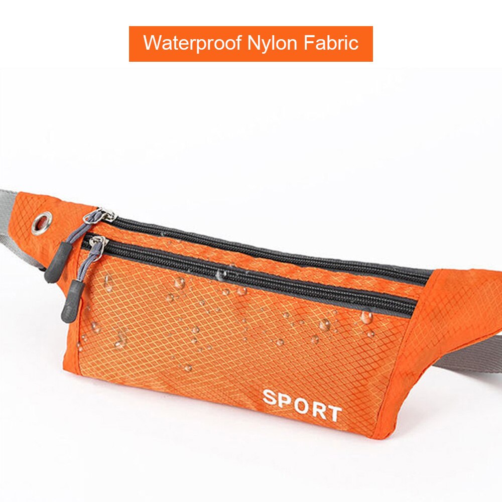 fanny Pack Taille Beutel Sport Gürtel Tasche für Taille Brust Hüfte miserabel Leichte 3 Taschen draussen Radfahren Wandern Vorderseite Taschen