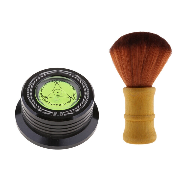 LP Vinyl Rekord Plattenspieler LP Rabatt Stabilisator mit Sauberen Pinsel für Phono Patrone Nadel/CD-Spieler