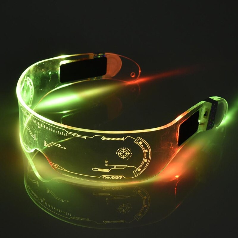 LED Blinkende Gläser Coole Technologie Gefühl Winddicht Brille Radfahren Brille