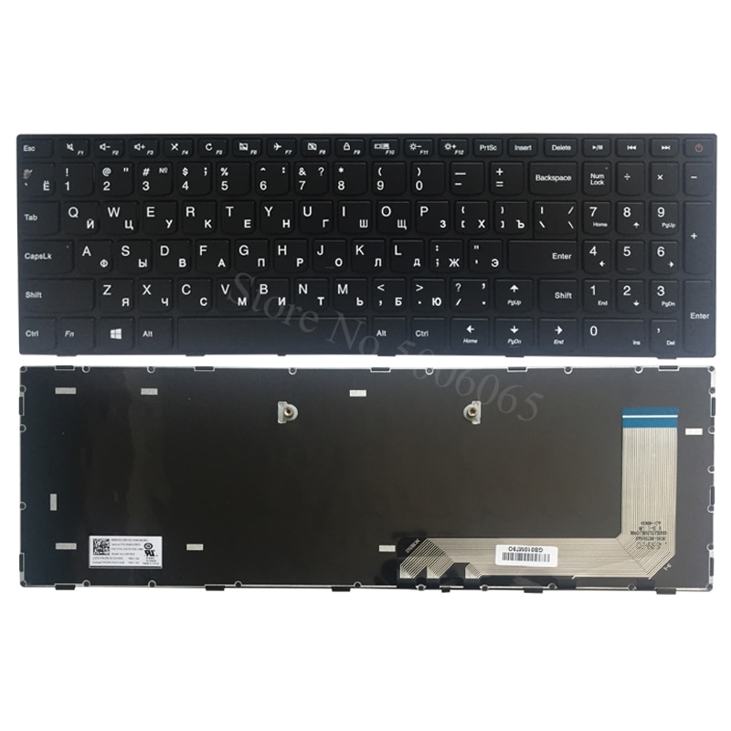 RU tastatur Für Lenovo IdeaPad 110-15ISK 110-15IKB 110-17ACL 110-17IKB 110-17ISK Russische tastatur Schwarz