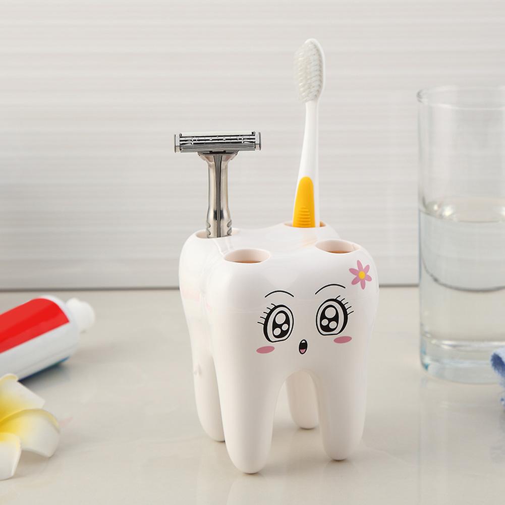 Karikatur Zahnbürste Halfter mit Löcher Zahnbürste Halterung Container Zahn bilden Schlecht Regal Schlecht Produkte Hardware- Nettes Art