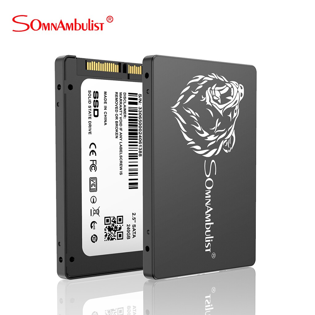 Somnambule Metall Großen Braunen Bär SSD Festplatte 2,5 SATA3 SSD 120GB SATA III 240GB SSD 480GB SSD 960GB 7mm Schreibtisch Laptop inter