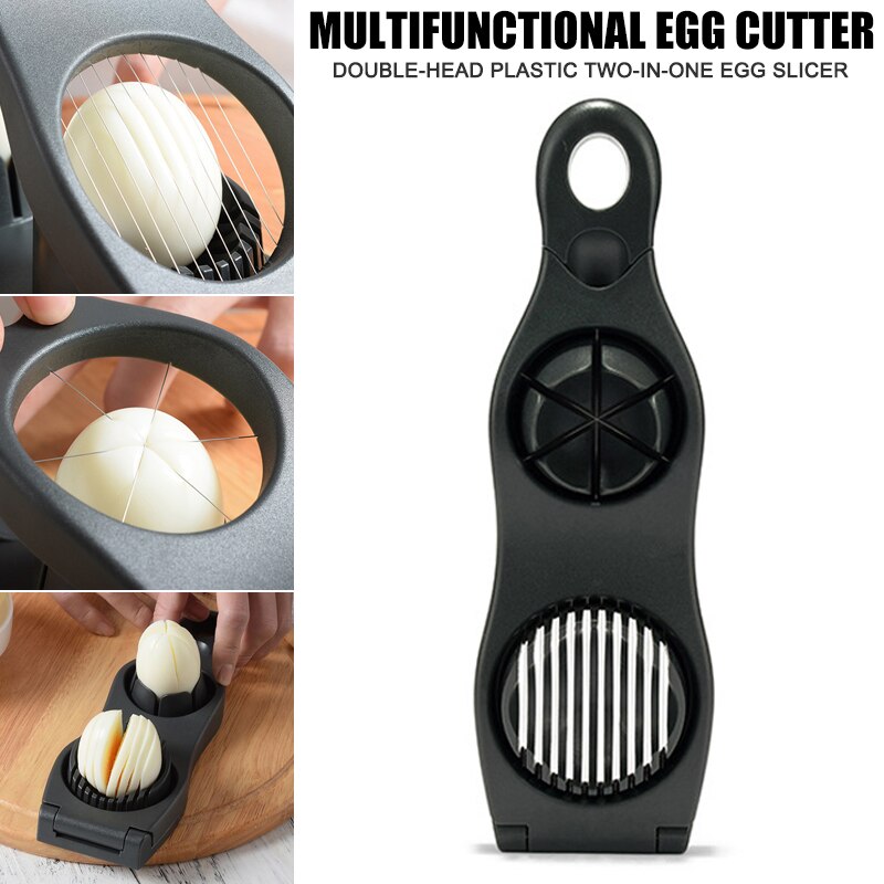 2 in 1 Edelstahl Ei Aufschnittmaschinen für Kochen Eier Ei Cutter Splitter Teiler Küche Spielereien LKS99