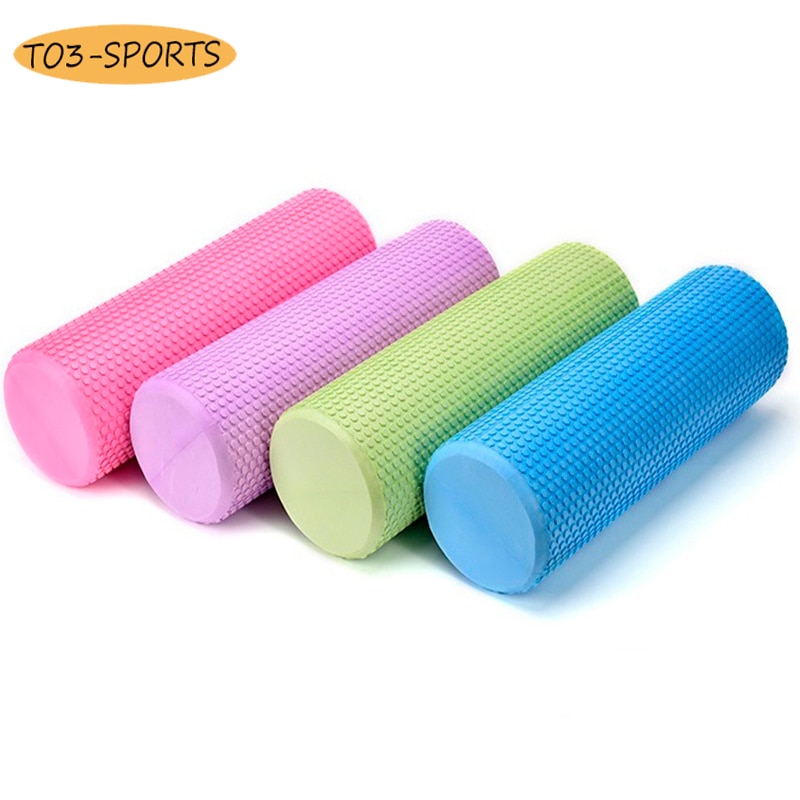 60/45*15cm Solide Yoga Spalte EVA Fitness Pilates Yoga Schaum Rolle blöcke Zug Fitnessstudio Massage Raster Punkt Therapie Physio ÜSpund