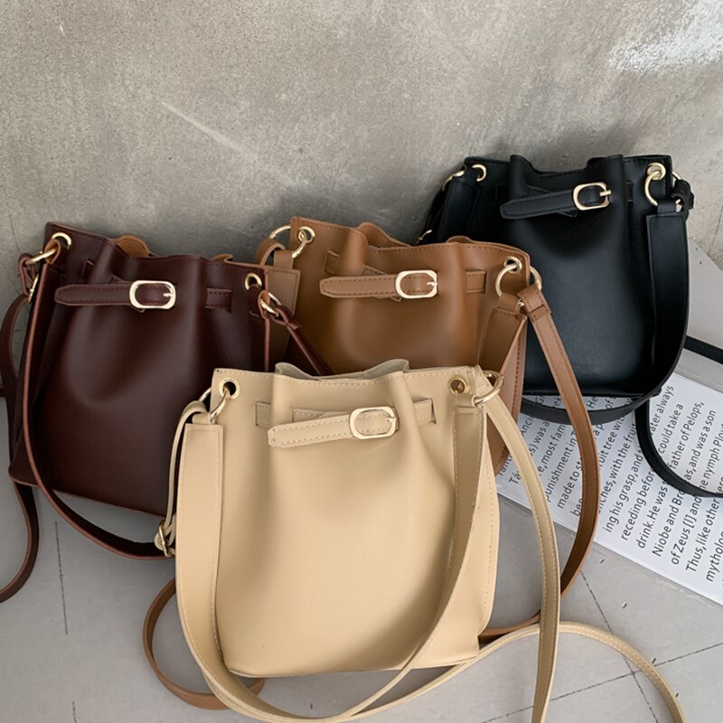 Frauen Sommer eimer Crossbody-tasche Pu Leder Weibliche Bote Tasche Mini Schulter Tasche Handtasche für Mädchen torebka bolso mujer