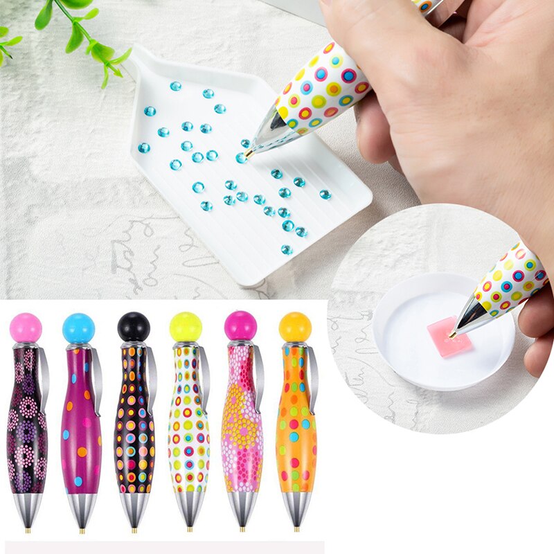 1Stck Diamant Malerei Punkt Bohrer Stift Kreuz Stich DIY Handwerk NäHenne Stickerei Werkzeuge Diamant Stickerei Zubehör