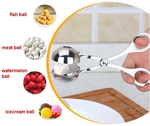 Küche Werkzeuge Obst Spielereien Multifunktionale Ball Hersteller Maschine für Eis Fleisch Fisch Fleisch Wassermelone Reis Teig Melone Baller