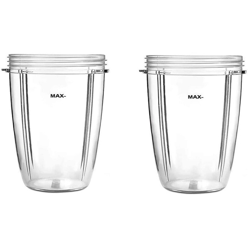 24 unzen Tassen für Nutribullet Zubehör 600W 900W Rührgerät Entsafter Rührgerät Ersatz Teile (2 Pack)