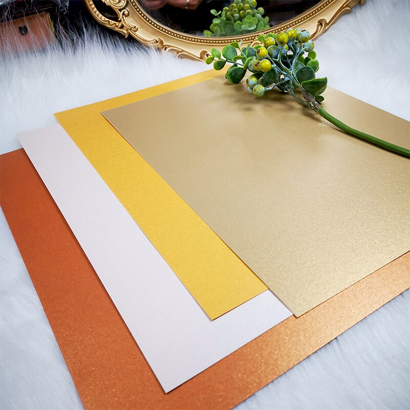 Panalisacraft A4 doppelseitige perle wirkung papier glänzende Karte Pack 250GSM Papier Pad Handwerk Papier Karte Papier Karte, der papier