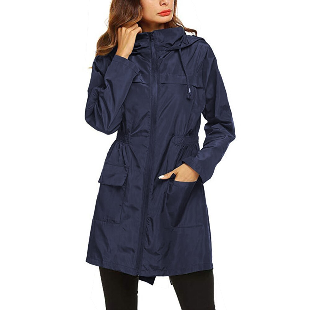 Frauen Wasserdichte draussen Wandern Jacken Damen Winddicht Regen Mantel Weibliche Neue Camping Regen Mäntel draussen Windjacke D25