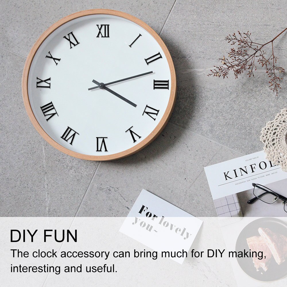 5 stücke Römischen Ziffer DIY Digitale Ersatz Gerät Reparatur Uhr Teile Uhr Zifferblatt Digitale Mechanismus Teile Karte Uhr Zubehör
