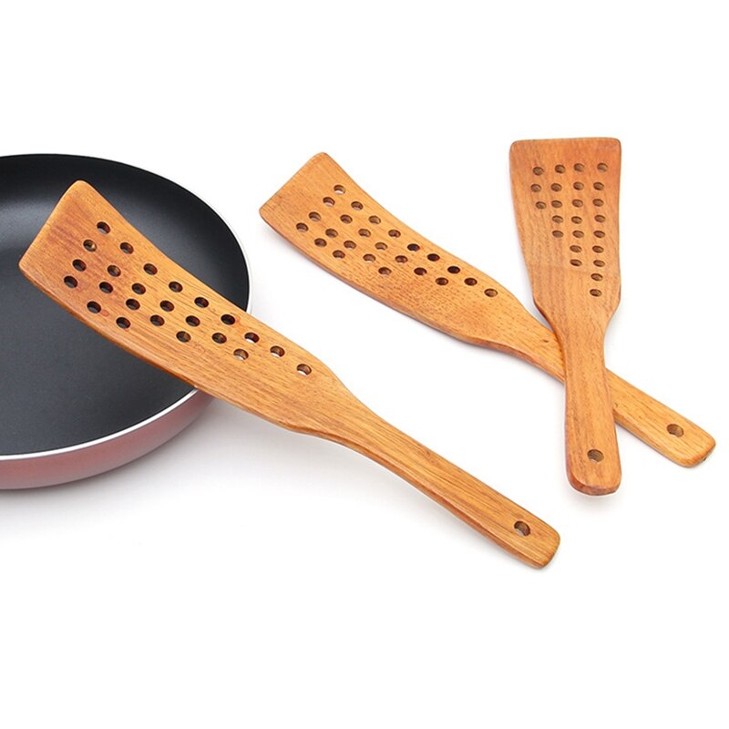 2 Stck Holz Spachtel, Schaufel für Nicht-Stock Pfanne, Küche Kochen Werkzeug, spachtel Kochgeschirr für Gebraten Eier/Steak