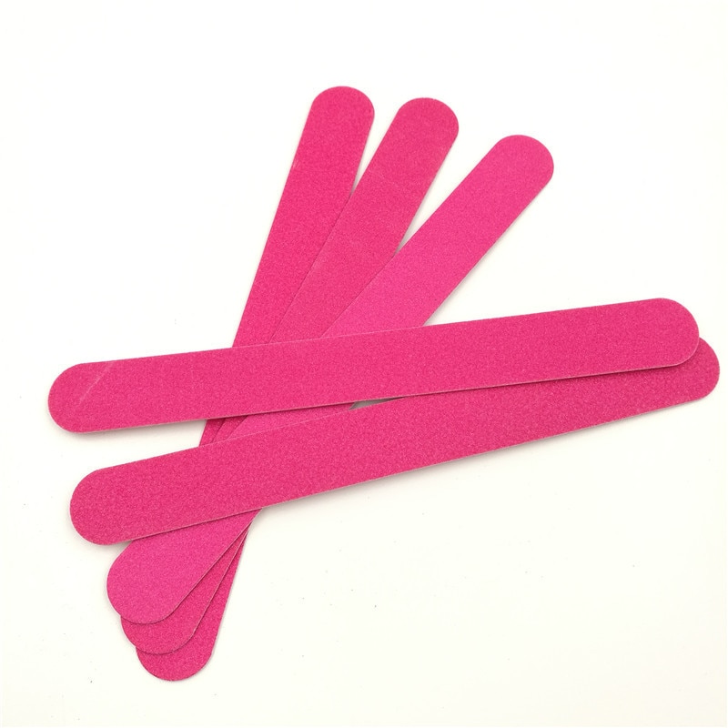 10 teile/satz Einweg Nagel Datei Nagel Ultra-dünne Puffer Kalk Nagel Pflege Filer Schmirgel Bord Kappe Pedikübetreffend Manikübetreffend Werkzeuge zufällige Farbe